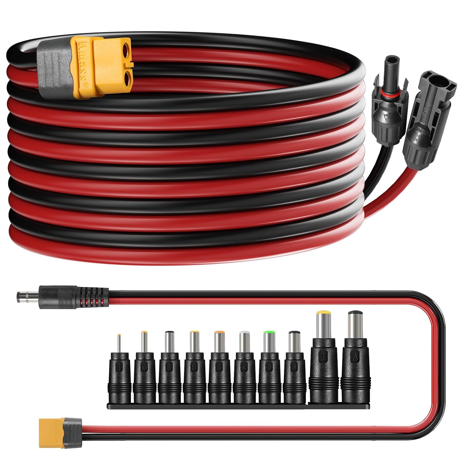 Cable Solar de 10 pies y 12 AW - Solar Cable Mc4 Connector reseña y precio